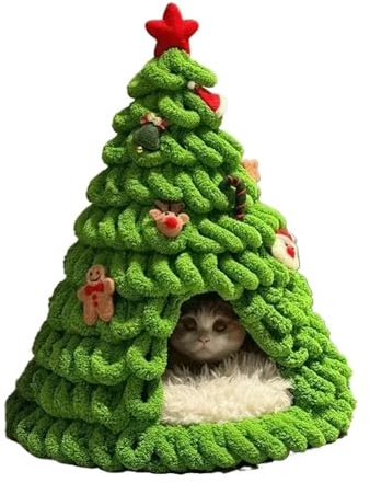 Tree Cat Bed Yarn Tools Package Homemade Puppy Nest For Autumn Winter Warmth Four Seasons Universal Pet