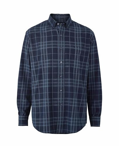 Men's Classic Fit Brushed Cotton Button-Down Casual Shirt | Luxury, Premium Quality, Long Sleeve, Casualwear