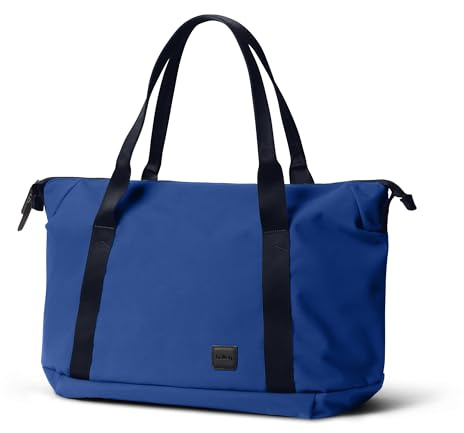 Bellroy Classic Getaway Bag, 15-inch Weekend Travel Tote Bag - Indigo | Weekend travel tote bag with internal organization and a rear sleeve for a 15-inch laptop in a case
