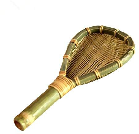 Bambou Polyvalent rondelle de Riz passoire passoire à Riz passoire en Bambou Tamis à Maille Fournitures de Cuisine-S