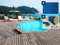 Habitat et Jardin Piscina de Madera Verona - 5,10 x 1,20 m - Cubierta de Burbujas 180 µ - Cubierta de Invierno 280 g/m².