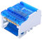 Scatola di Giunzione Din Rail, 407 Scatola di Distribuzione Terminale Din Rail 4-Level Custodia a Giunzione Monofase con Coperchio Trasparente