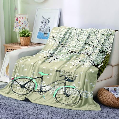EHOMERY Kuscheldecke Papa Sofa Decken Vater Für Meine Tochter Decke Kuscheldecke Anime Decke Fahrrad Anlage Klimaanlagen-Decke Dekorative Weiche Kuscheldecken Khaki 200x150cm