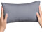 LeoreHu Mini-Kissen 11x7 Maschinenwäsche Kleines Kissen Einfarbiges Nappelkissen für Kleinkinder, Kinder, Hunde, Reisen (dunkelgrau)