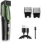 Vacuum Beard Shaver Beard Trimmer for Men Adjustable Vacuum Wet & Dry Electric Beard Trimmer IPX6 Waterproof with 2 Combs Beard Trimmer