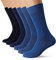 FM London Hyfresh Socks, Calzini Uomo, Blu (Blue), Taglia Unica (Taglia Produttore: 6-11), (Pacco da 6)