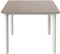 Resol Noa Quadratischer Tisch für Innenbereich, Außenbereich 90 x 90 cm | Garten, Terrasse, Balkon, Wohnzimmer, Küche, Esszimmer | Design, Leicht, Mehrzweck | 2-4 Personen | Weißer Fuß - Sandplatte