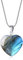 COAI Collier Argent 925 Pendentif Cœur Labradorite Femme