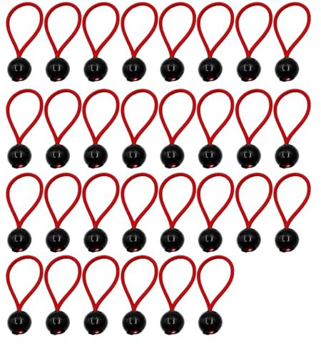Lot de 30 tendeurs élastiques résistants aux intempéries