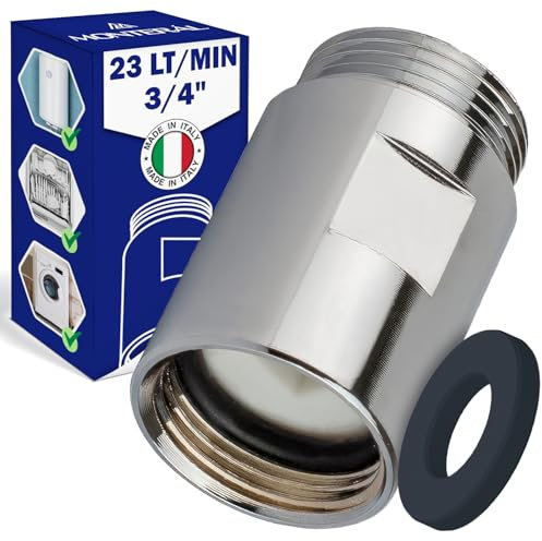Disincrostante Magnetico per Lavastoviglie e Lavatrice Connessione 3/4 Portata 23 lt/min - MADE IN ITALY - MONTERAL