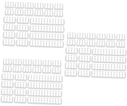 Housoutil 3 Sätze Drahtklemme Kabelkamm Pc-kabelmanager Grafikkartenkühler Netzwerkkabel Kamm Netzkabelclip Computerkabel Kabelklemme Kabelorganisator Pp-kunststoff Weiß Stück * 3