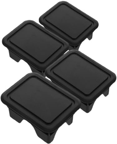 MAGICLULU 4 Stück Lochstopfen für LKW-Ladefläche Austausch des Schlosses der Laderaumabdeckung LKW-Ladeflächenklemmen LKW-Stollenklemme Pickup-Topper-Klemmen LKW-Klemmkappen Plastik Black