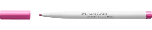 Faber-Castell Goldfaber Kreativmarker Rundspitze 1,5 mm Spitze Farbe 533 Hot Magenta Zeichnen Kreativ Lettering Skizzieren DIY Upcycling Färben Marker Stift für viele kreative Kunstprojekte