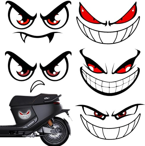 OPEIXSAYKOC 10 Stück Stickers Eyes, Aufkleber Augen Mähroboter | Waterproof Self-Adhesive Eye Stickers, Mähroboter Deko, Lustig, Wetterfest Augenaufkleber Für Haushaltsprodukte, Auto