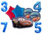 IRPot - BOUQUET N3 PALLONCINI FOIL CARS SAETTA MC QUEEN