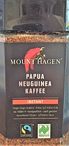 Mount Hagen Papua Neuguinea Kaffee instant, 3 x 100g
