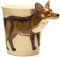 B2SEE mug-renard-tasse-ceramique-3d-vaisselle-ceramique Animaux Fait Main Enfant Femme Garcon Fille de LTD
