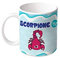 M.M. Group Tasse des signes du zodiaque Scorpione, 11 Ounces, céramique, multicolore