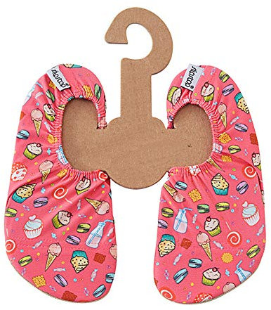 Slipstop Kinder Strandschuhe Anti Rutsch Ballett Schuhe Schwimmschuhe Sweeties für Mädchen, Verschiedene Größen, Rosa, 21 - 23