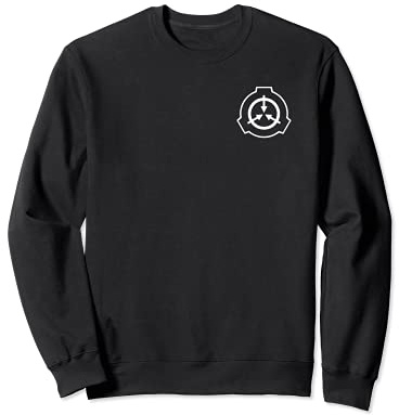 SCP Foundation Logo Front and Back Print Sweatshirt