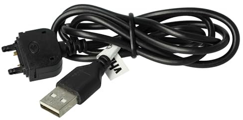 vhbw USB Datenkabel kompatibel mit Sony Ericsson Z550i, Z555i, Z610i, Z710i, Z770i Handy schwarz