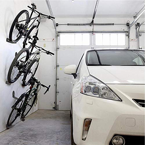Krystallove 3 Teile/Satz Fahrrad Wandhalterung, Wandhalterung Fahrradhalterung Unterstützung für Pedale, Reifen und Aufhängungen, Fahrradhalterung Kohlenstoffstahl Tragkraft 100 KG