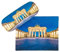 VON LILIENFELD Brillenetui Berlin Brandenburger Tor Foto Motiv Etui Brille Mikrofaser Brillenputztuch Brillenbox Stabiles Hardcase Set mit Stoff bezogen