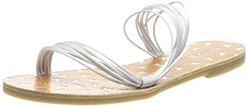 Patrizia Pepe Kids Damen PPJ75.30 Sandale, Silver, 39 EU