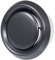 Ø 125mm Diffuseur Réglable - Vanne Universelle d'Alimentation/Echappement - Grille de Ventilation - Plastique ABS Anthracite