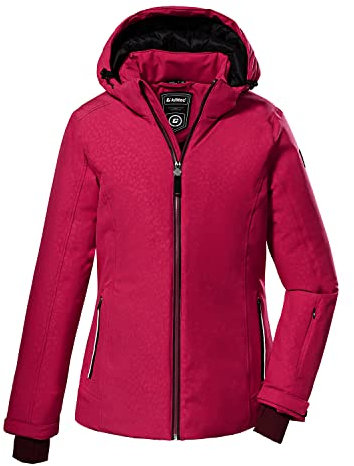 Killtec Damen Ksw 111 Wmn Jckt Skijacke Funktionsjacke mit abzippbarer Kapuze und Schneefang, Rosa, 44 EU