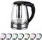 Bonnlo 1.8L Electric Glass Kettle, 2000W Stainless Steel Glass Electric Kettle - Fast Boil, Cordless, Clear Water Level -Hot Water Kettle w/Automatic Shut Off, Boil Dry Protection & LED Lighting