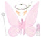 Feenflügel Erwachsene Elfenohren Blumenkranz Halloween Kostüm Accessoires ,Feenflügel Kinder Karneval Geburtstag Weihnachten Rollenspiel Theme Party