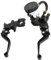ZSDTRP Motorrad 7/8 Zoll 22 mm Lenker Bremse Hauptbremszylinder Kupplungshebel links & rechts Set Universal kompatibel mit Motorrad Street Sport Dirt Pit Mini Bike Scooter ATV (schwarz)