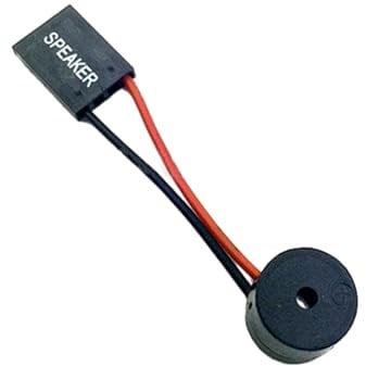 COOBAA Motherboard Speaker, Internal Motherboard Speaker Plug, Desktop Computer Case, , Internal Code, Plug, Beep, Alarm Buzzer for Security Systems