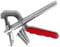 Folding Key Split Pin Clamp Auto Remote Car Key Disassembly Pliers Tool Flip Key Remover Car Key Fixing Clamp Tool Car Key Removal Tool