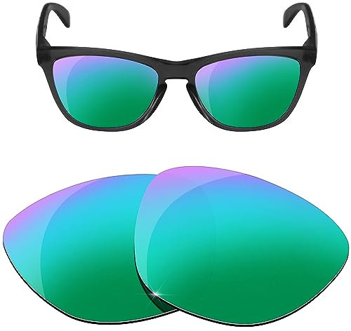 HiCycle2 Sunglasses Lenses Replacement for Oakley Frogskins OO9013 - Multiple Options(green)