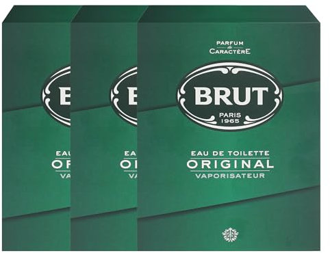 3 x Brut Original EDT Vaporisateur for men Eau de Toilette Sprühflacon je100ml