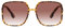 KAEOISFU Übergroße Quadratische UV400 Lesesonnenbrille 2,0 für Damen, Große Anti-UV-/Blend-Sonnenlesebrille, Damenmode-Sonnen-Leser mit Gross Rahmen