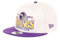 New Era Minnesota Vikings NFL White Original Teamcolour Helmet Purple 9Fifty Snapback Cap - One-Size