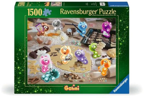 Ravensburger Puzzle 12000725 - Gelinis Weihnachtsbäckerei - 1500 Teile Puzzle für Erwachsene und Kinder ab 14 Jahren, Weihnachts-Puzzle