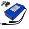HSSYTZOUL Lithium Battery Pack 12 V DC Rechargeable Lithium Ion Battery Pack 12 Ah Powerful Portable Lithium Polymer Battery Suitable for Power Supply Equipment 12 V with Charger,Blue12000mAH