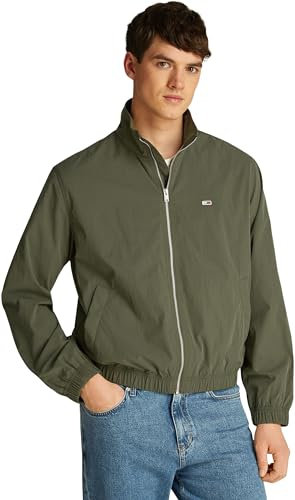Tommy Jeans TJM Essential Jacket EXT DM0DM20655 Veste Coupe-Vent, Green (Fatigue Green), 3XL Homme