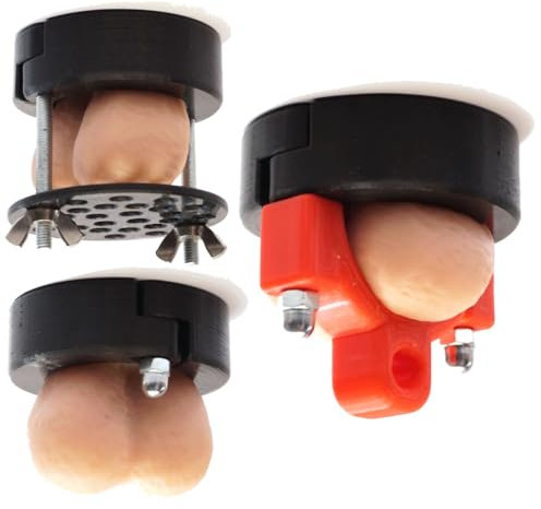 Set von CBT-Spannvorrichtungen Europäischer Ring Zerkleinerer Erektionskäfig Hoden Hodensack Nova Lux EURO RANGER R20