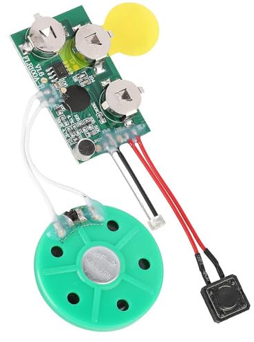Cryfokt Soundmodul, Grußkarten-Soundmodul Beschreibbare Karte, Grußkarten-Diktiergerät für Einladung DIY