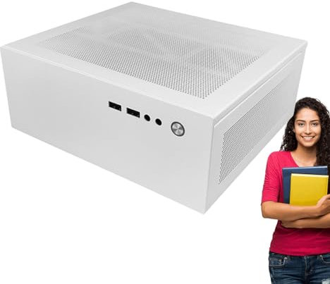 Caja de PC para computadora | Caja de vidrio para PC | Caja de computadora con pantalla | Estuche para computadora de alto rendimiento, portabilidad mejorada y ubicación segura para tecnología en movi