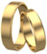 Świat Obrączek Klassische glatte Eheringe, Flachschliff, poliert, personalisiert mit Gravur, aus 333er Gold, 3 mm, 4 mm, 5 mm, 6 mm, 7 mm (5 mm)