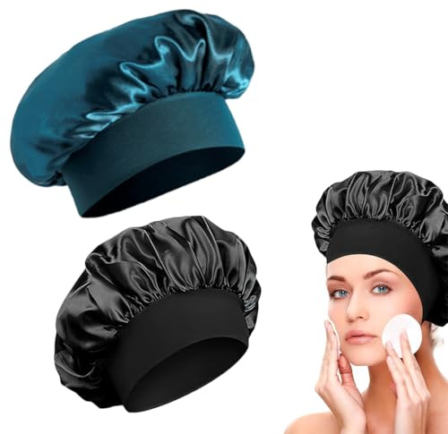 SULIUDAJI Silk Cap, Satin Bonnet, Silk Hair Wrap For Sleeping, Soft And Comfortable Silk Sleep Cap