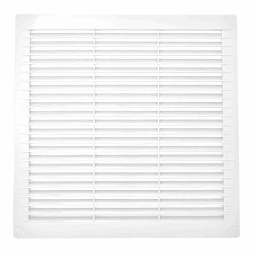 EDM Rejilla de ventilación 87708 Blanco 30 x 30 x 0,7 cm Mosquitera