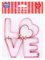 PME San Valentino Set di 5 Tagliabiscotti - LOVE