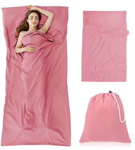 BREENHILL Self Tan Sleep Sack Breathable Protect Sheets From Self Tanner, Lightweight Poly Self Tanning Sheet Protector, Self Tanner Sleeping Bag, Travel And Camping Sheet, Sleeping Bag Liner
